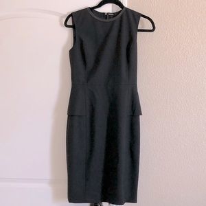 Elie Tahari Black Peplum Dress-sleek and elegant-New with Tag